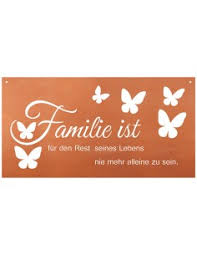 Mit unseren gefühlvollen sprüchen findet ihr auch für diese besondere familiensituation die richtigen worte. Familie Spruche Auf Schilder Online Kaufen