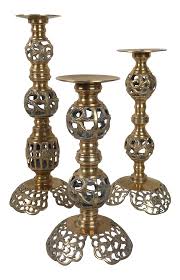 Check spelling or type a new query. Tall Pierced Vintage Brass Candle Holders Set Of 3 Chairish