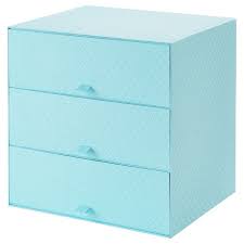 Pallra Mini Chest With 3 Drawers Light Blue 12 X10 X12 31x26x31 Cm Ikea Drawer Lights Ikea Fabric Boxes