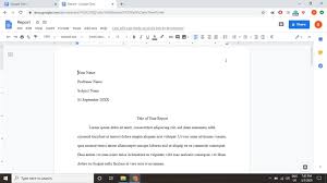 Does not include citations, only headers and formatting rules. How To Do Mla Format On Google Docs