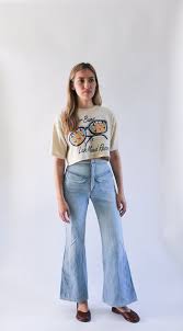 Visit the post for more. Vintage 1970s Bell Bottom Jeans 22 70s Plaid Cropped Bell Etsy