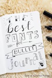 Bullet Journal Fonts 14 Fonts For Bullet Journal You Need To Try Bullet Journal Font Journal Fonts Hand Lettering