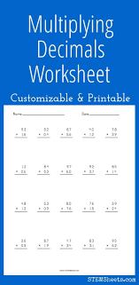 Multiplying Decimals Worksheet Multiplying Decimals Worksheets Decimals Worksheets Free Math Worksheets