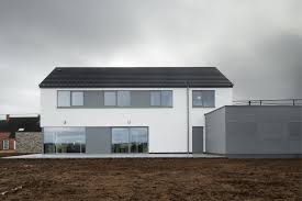 Facade Arriere De Maison Contemporaine A Hamois In 2020 Huis