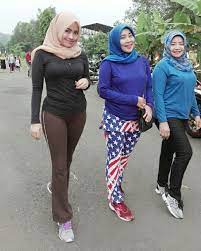 Legging Hijab Chic Model Pakaian Hijab Wanita Berlekuk