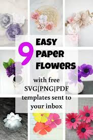 9 Easy Paper Flowers Templates Domestic Heights Paper Flower Arrangements Paper Flower Tutorial Tissue Paper Flowers