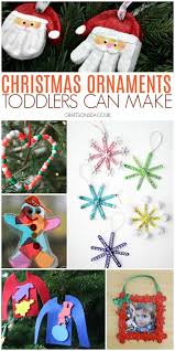 Easy Christmas Crafts For Toddlers Kids Christmas Ornaments Christmas Crafts Fun Christmas Crafts