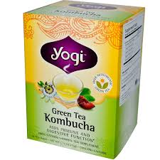Yogi Tea Green Tea Kombucha 16 Tea Bags 1 12 Oz 32 G Kombucha Tea Green Tea Kombucha Green Tea Lemon