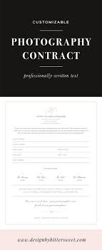 Wedding Photography Contract Template Eucalyptus Photography Contract Wedding Photography Contract Wedding Photography List