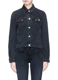 J Brand X Bella Freud 'debbie' Button Sleeve Denim Jacket