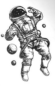 Astronaut Space Drawings Art Sketches Sketch Tattoo Design