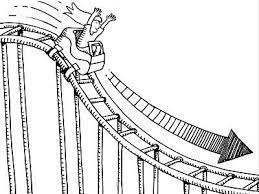 Newton S First Law Objects In Motion The Person In The Rollercoaster Is In Motion And Will Continue To Be In Motion Newtons First Law Newtons Laws Newton