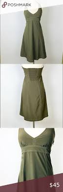 Athleta Pack Everywhere Halter Dress Olive Size M In 2020 Halter Dress Clothes Design Athleta