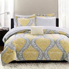 Black And Gray Comforter Set Walmart Home Yellow Bedroom Yellow And Gray Bedding Yellow Bedding Sets