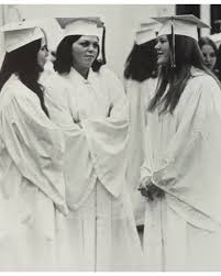 as per request—here are some #tb yearbook photos from the 70s . Slide 1:  Feb. 7 1976 Slide 2: 1976 Song Girls: Leslie Debrunner, Amy Hogan, Joan  Fields, Lisa Ussario, Kitti Carr,