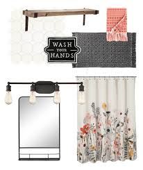 Add a little puppy panache and bold style to any bathroom with farmhouse dogs shower curtain. Modern Farmhouse Guest Bathroom Makeover Orc Week 1 A Heart Filled Home Diy Home Decor