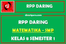 Rpp matematika smp kurikulum 2013 kelas 7 revisi rpp 1. Contoh Rpp Daring Smp Matematika Kelas 8 Download File Guru
