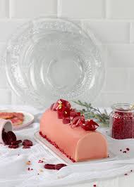 Buche De Noel Framboise Et Vanille Tahiti Recette Gateau A La Vanille Patisserie Fondue Au Chocolat