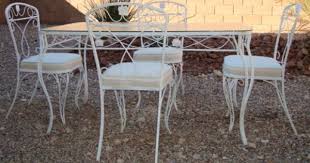 Salterini Classic 1960 S Complete Wrought Iron Patio Furniture Set 9 Piece Decoracao Sala Estar Decoracao Decoracao Sala