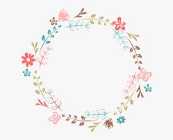 Spring flower on torn paper frame. Transparent Cartoon Flowers Flower Wreath Clipart Transparent Hd Png Download Kindpng