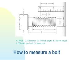 Thread pitch is a designation related to the number of threads per inch on the bolt's shank. How Do You Calculate Thread Pitch How To Measure Bolt Thread Size