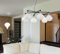 Designer ferruccio laviani's pleated polycarbonate shade casts a myriad of prismatic reflections when lit. Contemporary Italian Pegaso Chandelier And Matching Floor Lamp Www Towerltg Com Floor Lamp Table Floor Lamp Flooring
