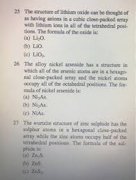 Li for lithium, o for oxigen. Solved 25 The Structure Of Lithium Oxide Can Be Thought O Chegg Com