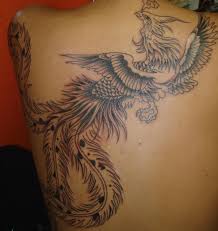 Black And White Phoenix Tattoo Phoenix Tattoos Black Bird Tattoo Picture Tattoos