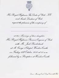 Meghan markle have been issued in the name of his royal highness the prince of wales. Princess Eugenie S Wedding Invites Compared To Prince Harry Meghan Markle S