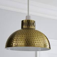 Black And Gold Lampshade Dunelm Hammered Gold Easy Fit Pendant Dunelm