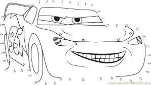 Connect The Dots Smart Car Cartoons Cars Disney Dot To Dots For Kids Connect The Dots Kids Worksheets Preschool Dot Worksheets