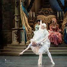 Russian Ballerina Svetlana Zakharova, Foreground Center, As Princess And  American Dancer David Hallberg, Behind Her, As Prince Perform At A Dress  Rehearsal Of The Sleeping Beauty In The Bolshoi Theater In Moscow,