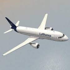 A320 214 Lufthansa 3d Model Ad Model Lufthansa Airbus 3d Model Model Airplanes