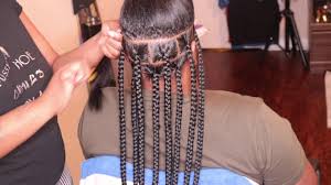 I Finally Got A Chance To Do This Style Jumbo Knotless Braids With Beads Youtube i finally got a chance to do this style jumbo knotless braids with beads