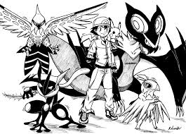 Plz submit to the right folder and it must have ash ketchum in it and it will be accepted! Pokemon Drawing Ash Team Novocom Top