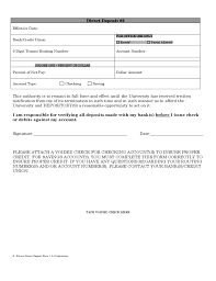 Direct Deposit Form - Middle Georgia State College Free Download