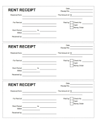 Rent Receipt Template Receipt Template Being A Landlord Receipt