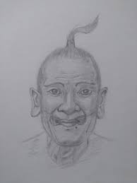 Simak ulasan terkait sketsa bunga dengan. On Twitter Sketsa Pensil Gareng Wayang Punakawan Sketch
