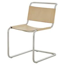 Cream Leather And Chrome Cantilever Chair Cantilever Chair Spanish Chairs Chair