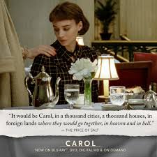 One day she meets carol, an attractive woman trapped in an arranged and loveless marriage. Carol Movie Carolmovie Twitter