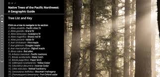 Please join us in supporting the or & wa wildfire response and recovery fund. Dan Coe Carto Native Trees Of The Pacific Northwest