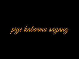 Sebelumnya, lagu ini pernah dibawakan oleh funk pink vonk. Mentahan Lirik Piye Kabarmu Sayang 30 Detik Youtube