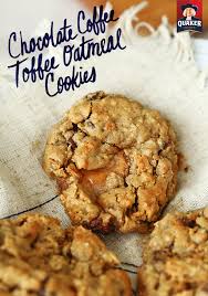 Chocolate Coffee Toffee Oatmeal Cookies Recipe Quaker Oats Recipe Oatmeal Cookie Recipes Oatmeal Cookies Quaker Oatmeal Cookie Recipe