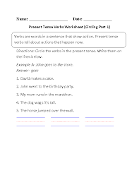 Verbs Worksheets Verb Tenses Worksheets Verb Worksheets Language Worksheets Common Core Language
