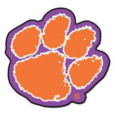 Fanmats Ncaa Clemson University Orange 3 Ft X 4 Ft Specialty Area Rug Clemson Mascot Clemson Logo Shapes