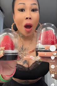This is the biggest Chinese Scam!!! $20 for 1 strawberry 🍓 and y'all out  here buying them like crazyyyy 🤯🤯🤯