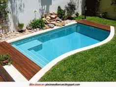 Diseno En Espacio Reducido Small Inground Pool Small Backyard Pools Pool Houses