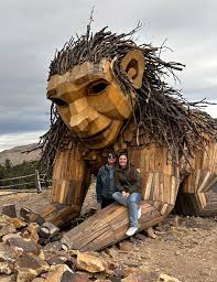 Visiting Rita the planter in Cripple Creek, CO