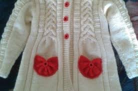 Beyaz Kiz Cocuk Hirka Modeli Baby Knitting Patterns Crochet Baby Poncho Crochet Baby