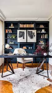 We got it for our playroom but it would look beautiful in a living room, study, office, or home library. 25 Blue Home Office Designs That Inspire Digsdigs